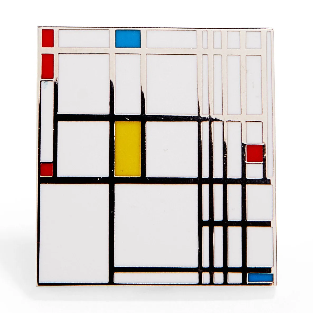 Artist Enamel Pin - Mondrian