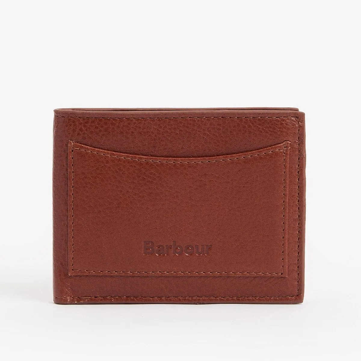 Barbour Belsay Leather Wallet in Brown