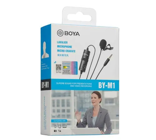 BOYA BY-M1 Omni Directional Lavalier Microphone