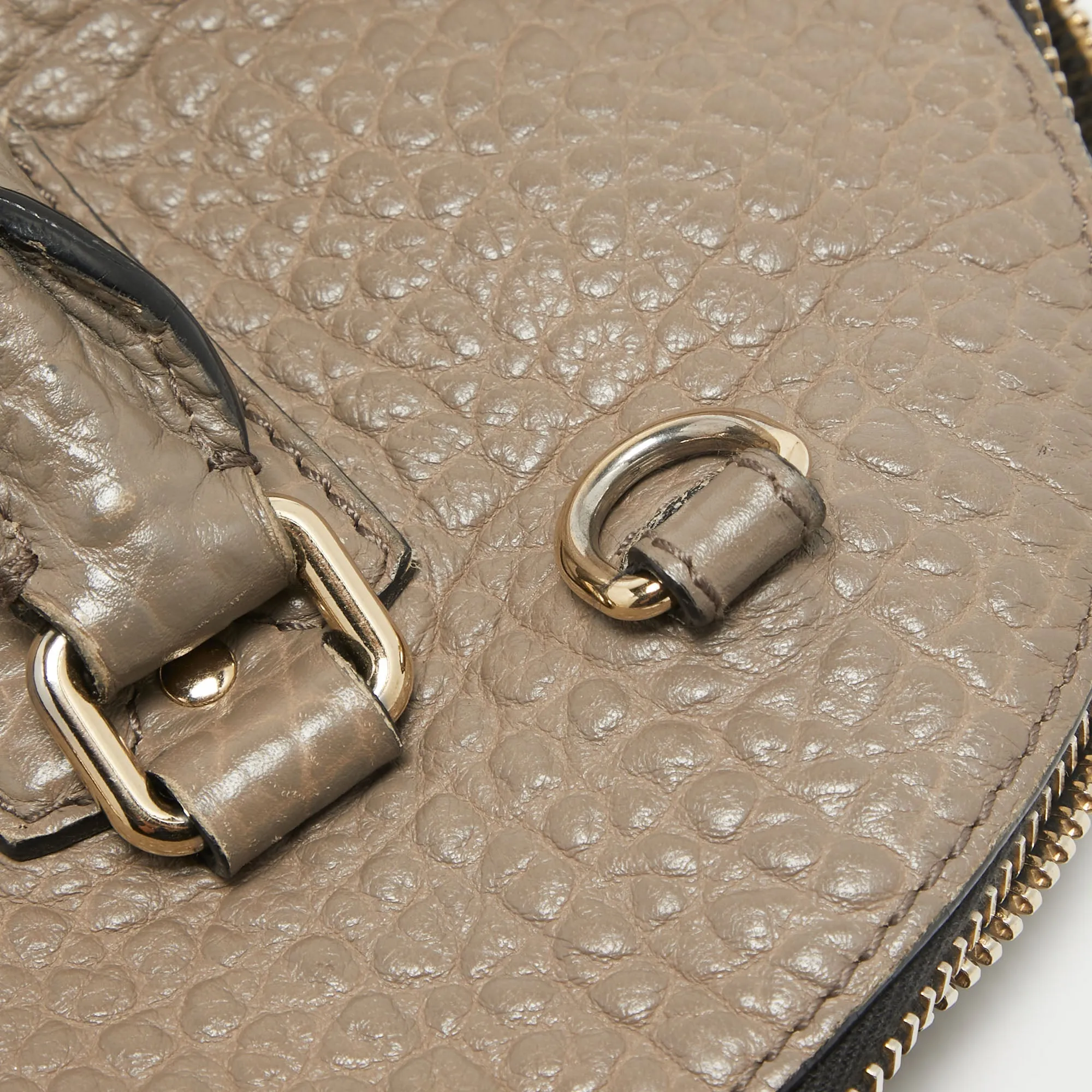 Burberry Beige Grain Leather Orchard Satchel