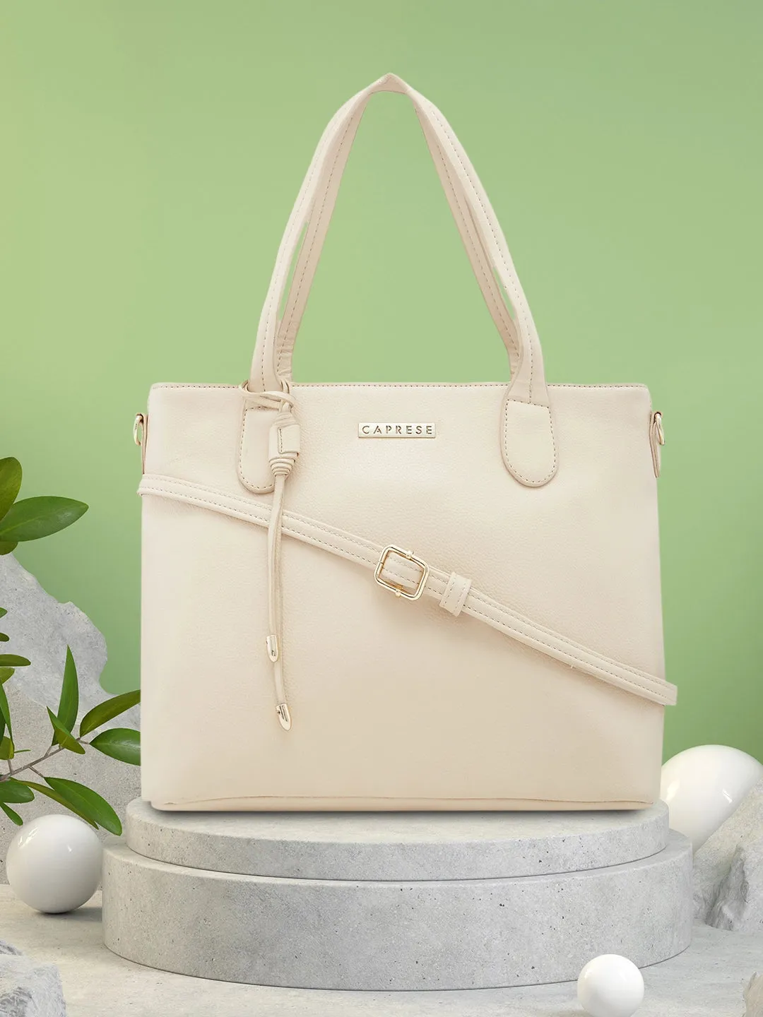 Caprese Belair Tote Medium Beige