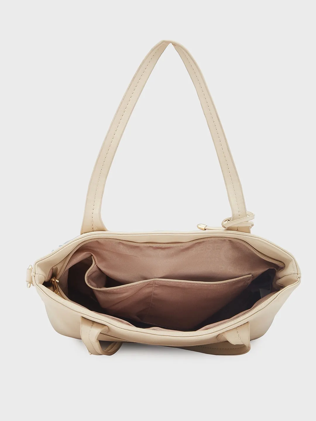 Caprese Belair Tote Medium Beige