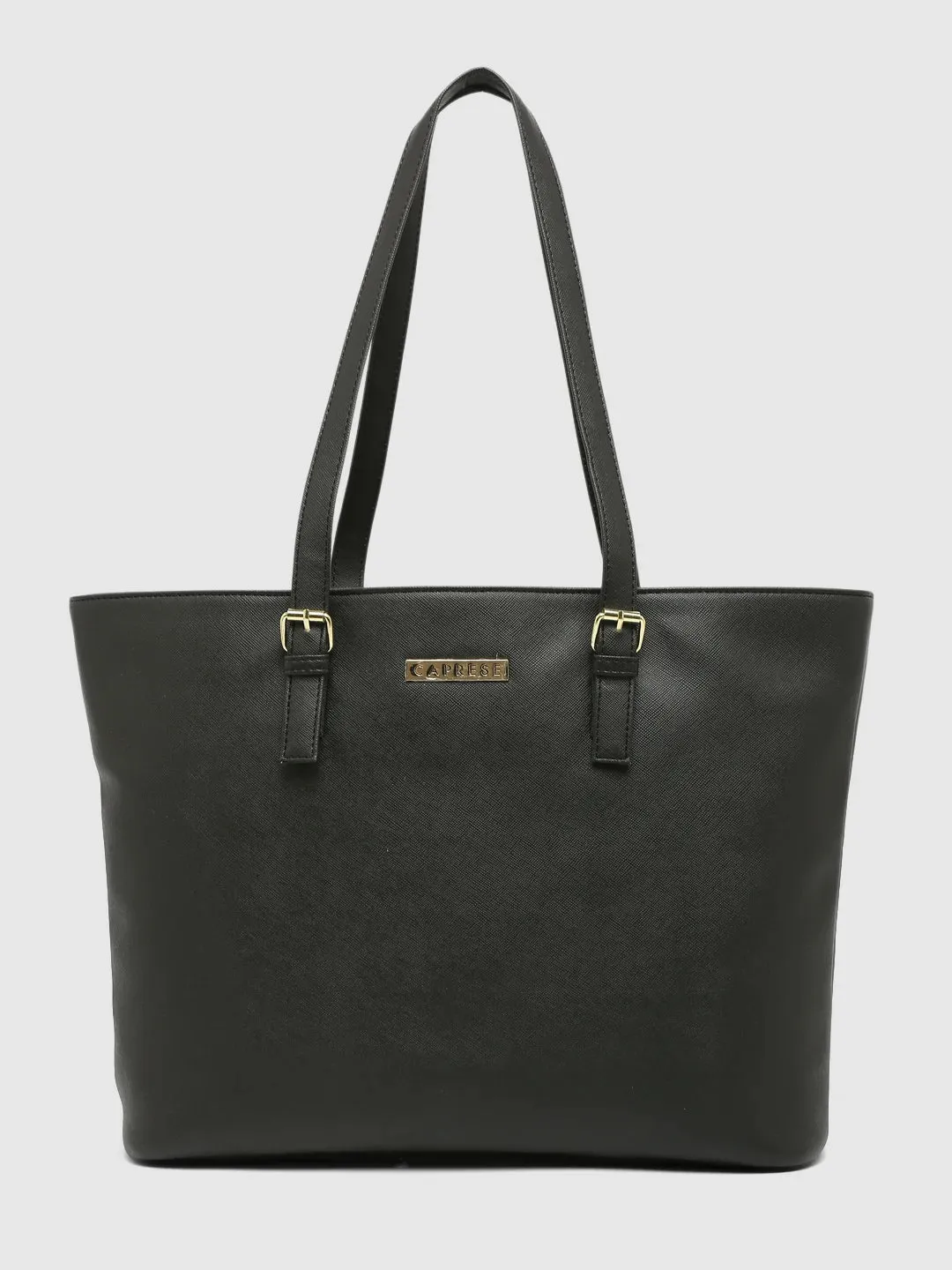 Caprese Holden Saffiano Tote Medium Black