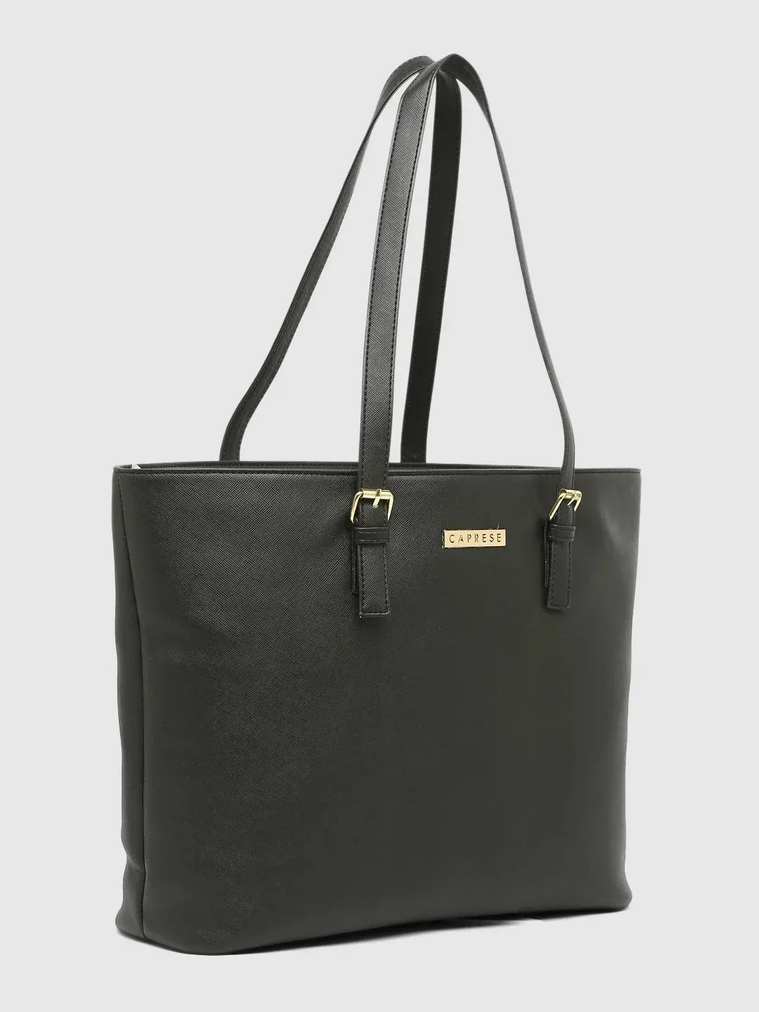 Caprese Holden Saffiano Tote Medium Black