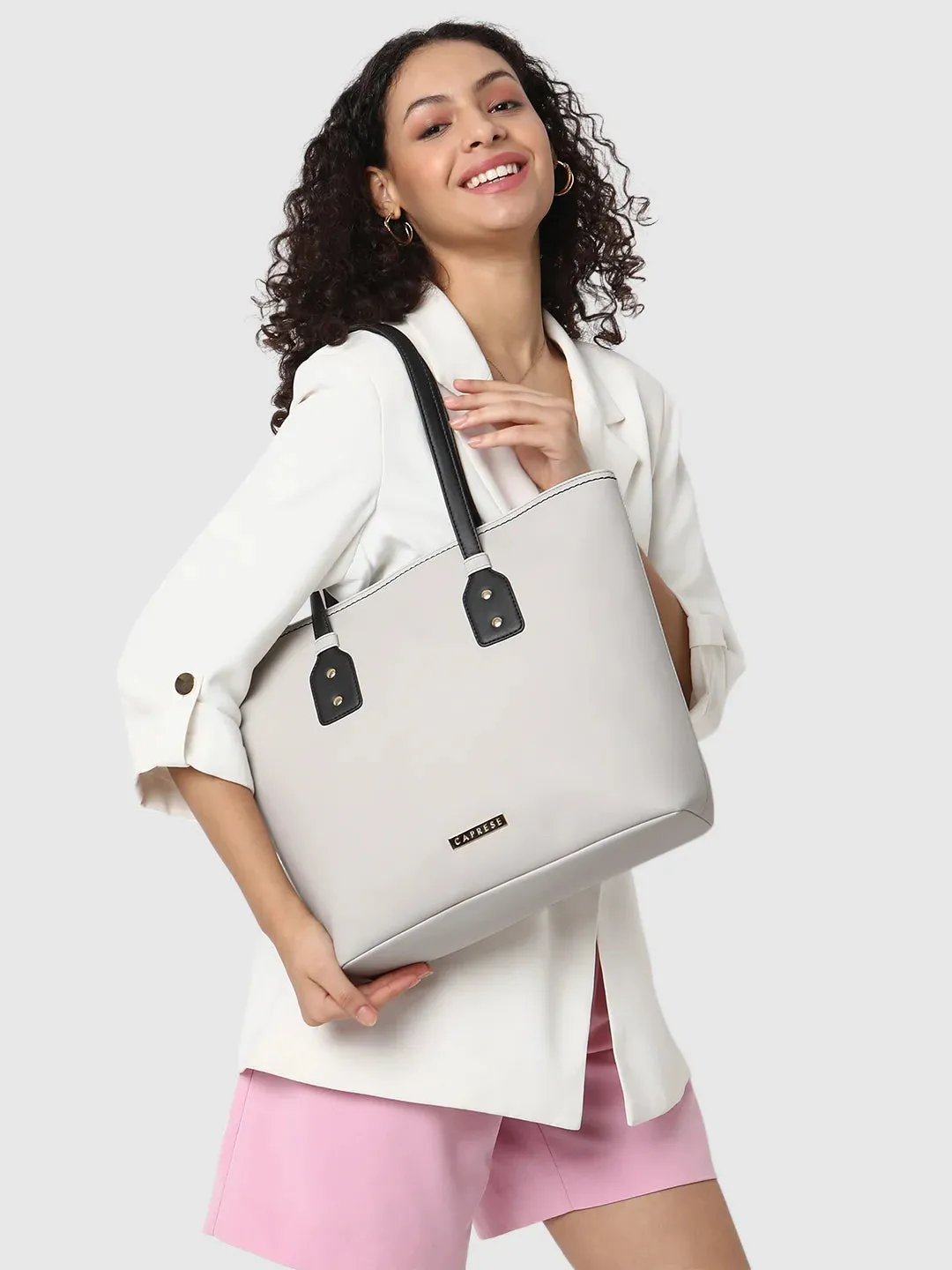 Caprese Salvo Tote Medium Grey