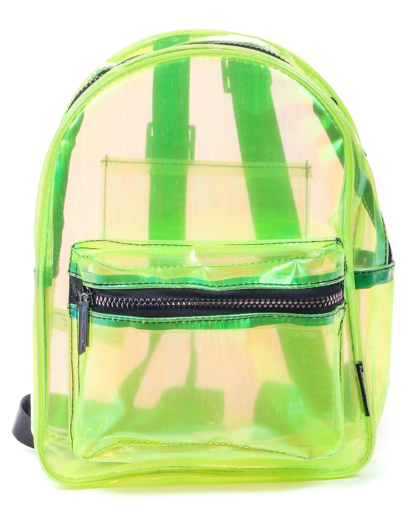 Clear Bubble Lime Mini Backpack