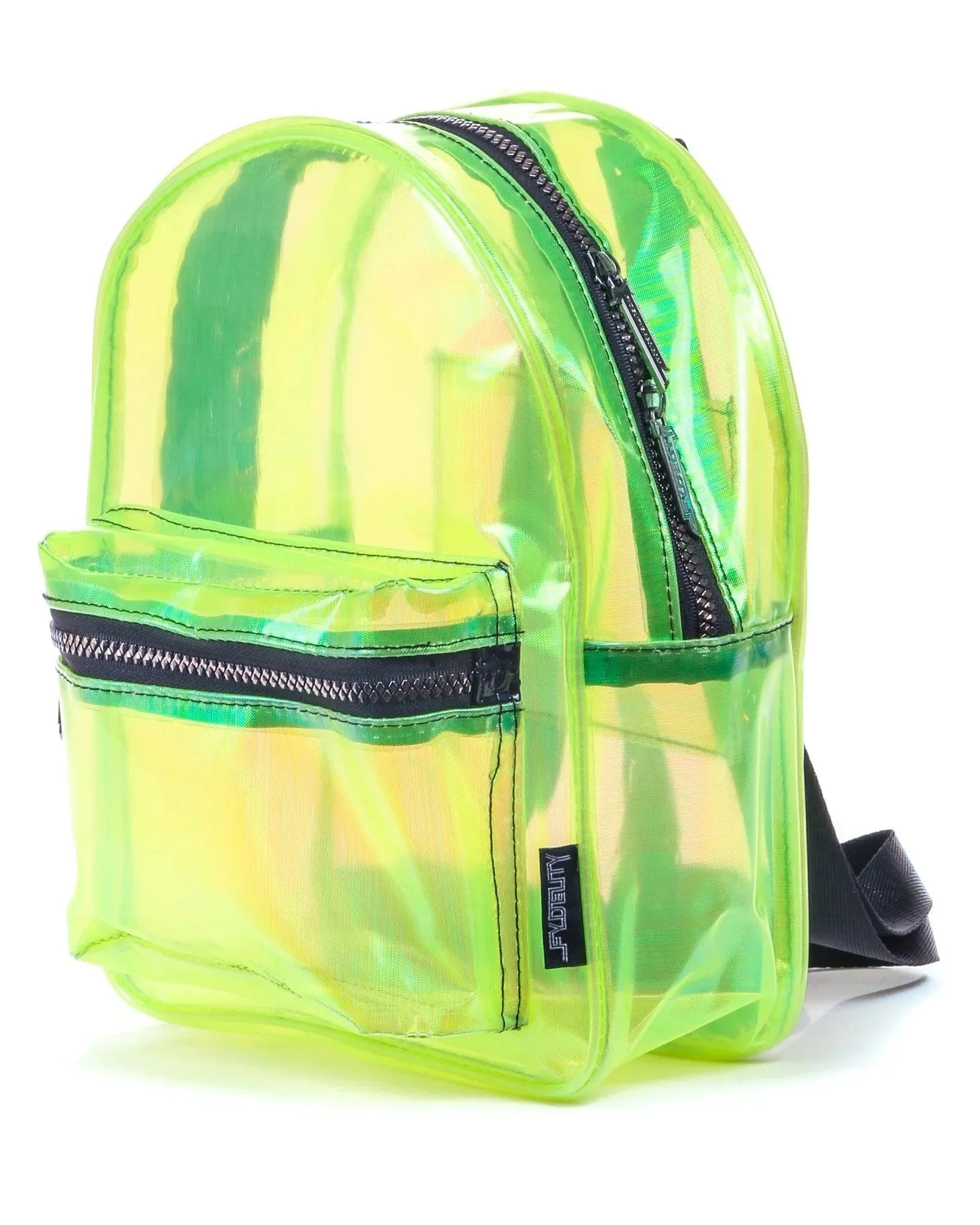 Clear Bubble Lime Mini Backpack