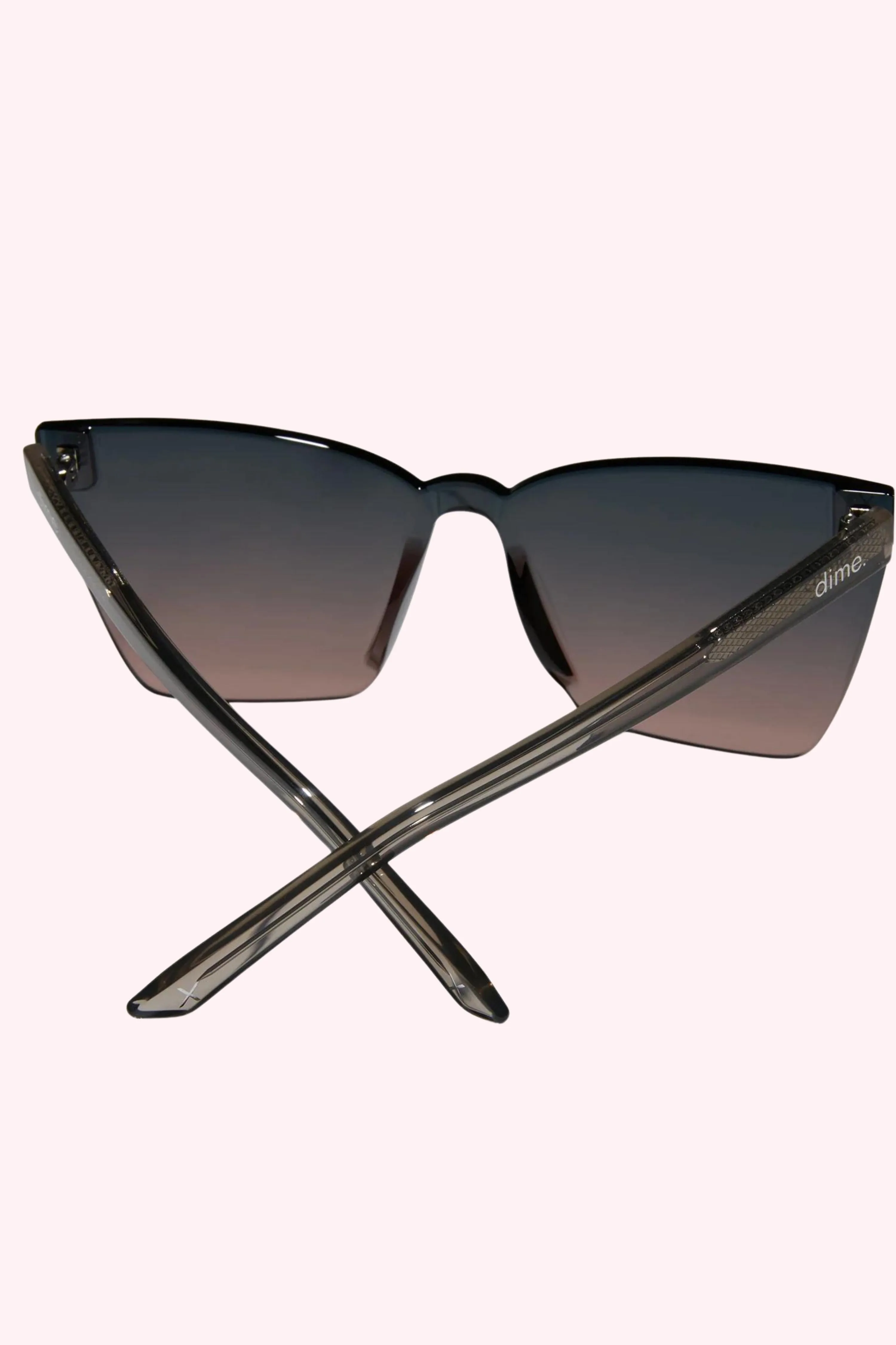 Dime: Glendale Sunglasses - Crystal Cool Grey   Orchid Gradient