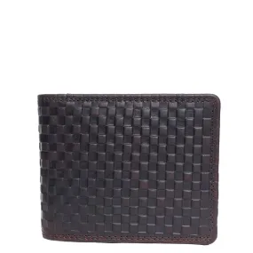 Embossed Mens Wallet | Brown