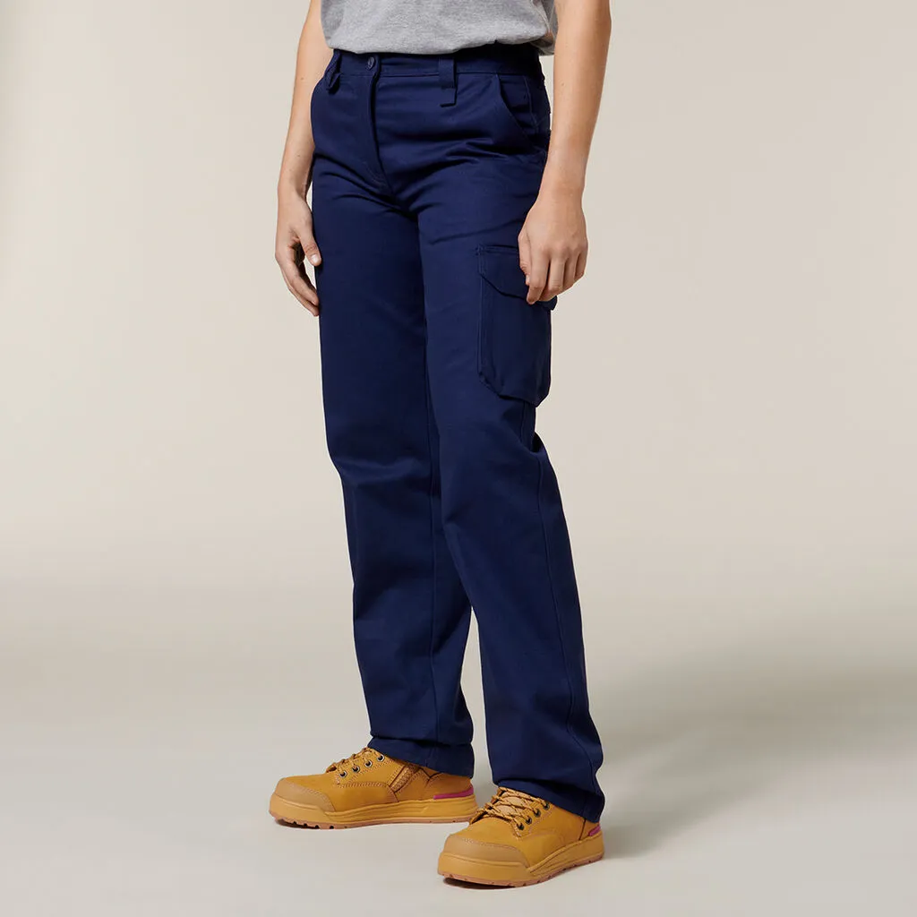 Hard Yakka Women's Generation Y Cotton Drill Cargo Pants (Y08850)