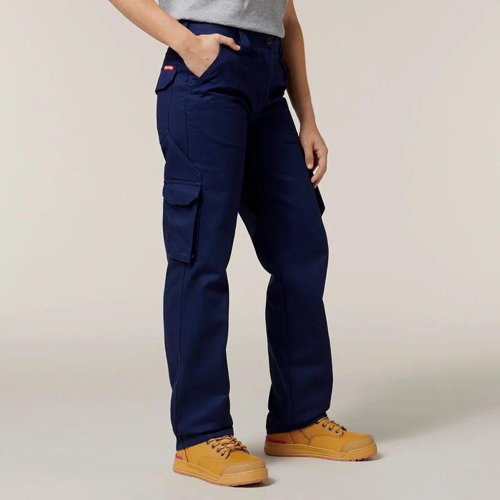 Hard Yakka Women's Generation Y Cotton Drill Cargo Pants (Y08850)