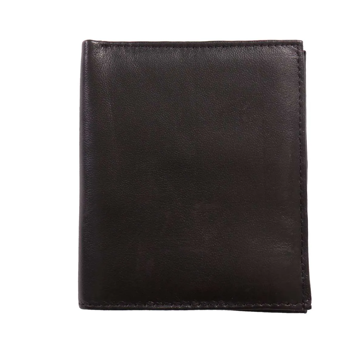 Hot Leathers Bi-Fold RFID Blocking Wallet with Zipper Pocket WLD1017