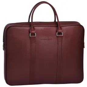 Le Foulonne Briefcase - Red Lacquer