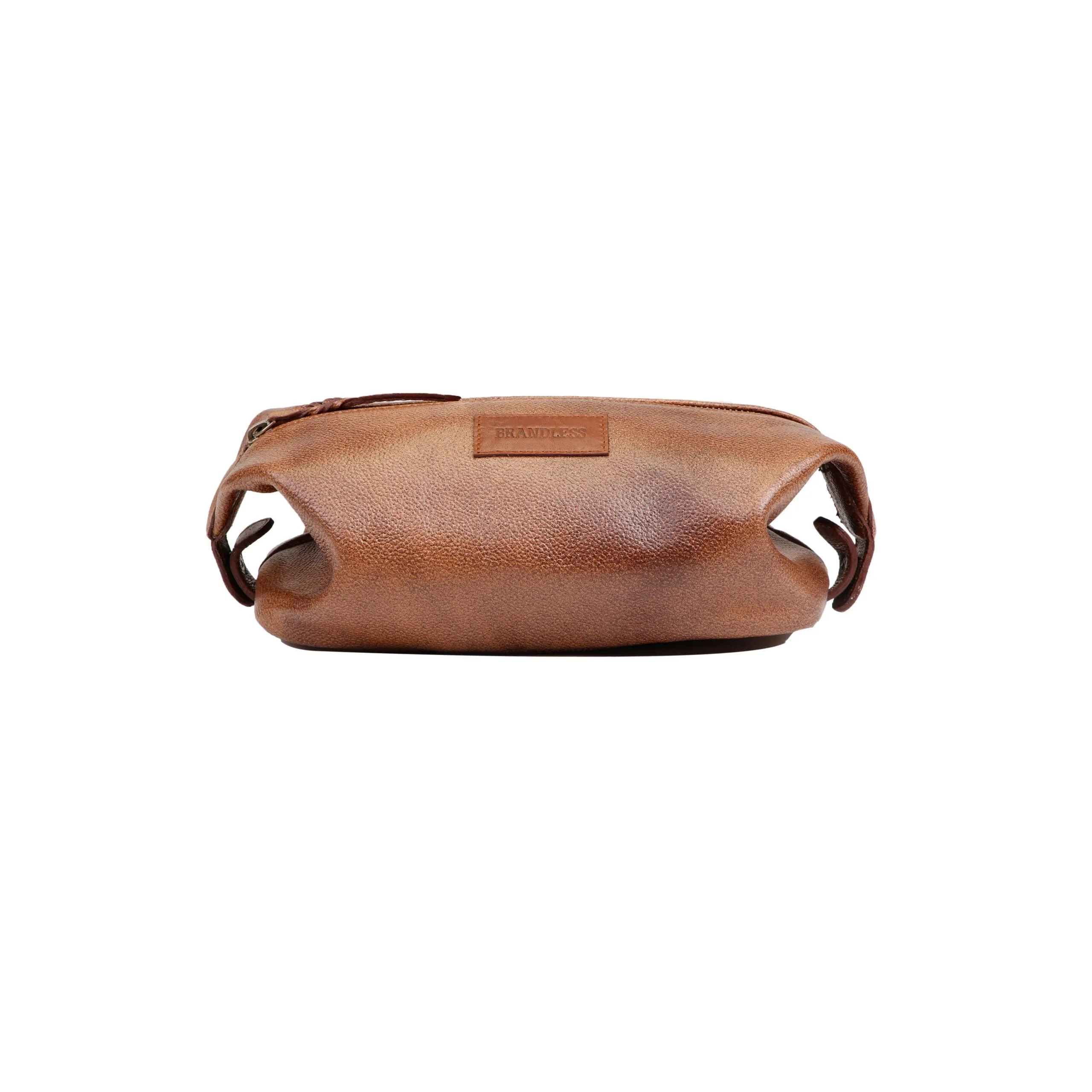 Leather Dopp Kit - Brown