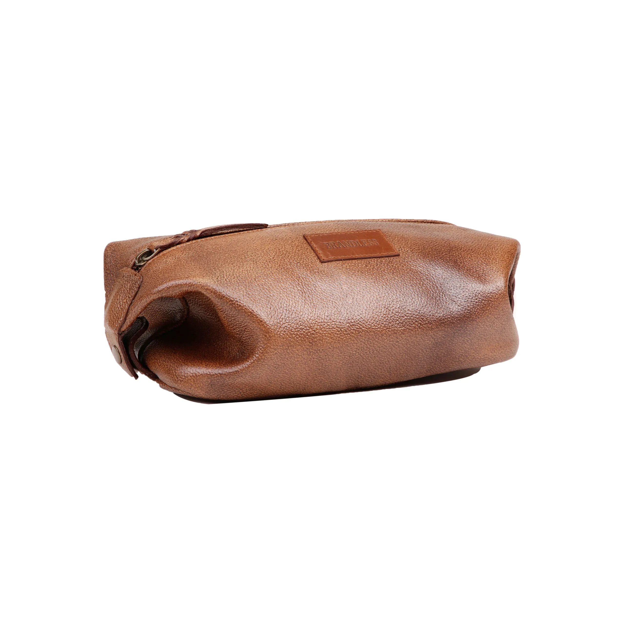 Leather Dopp Kit - Brown