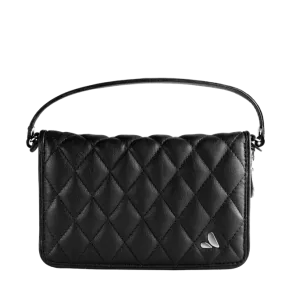 Lucy Clutch Matelassé - Premium Leather Smartphone Clutch