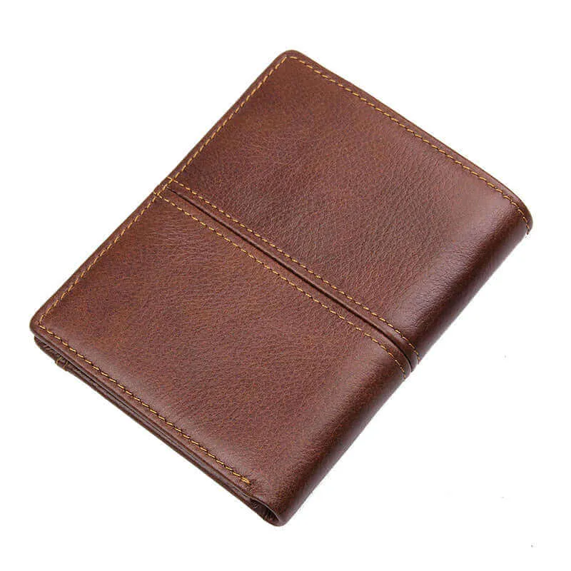 Men's Genuine Leather RFID Wallet NZ