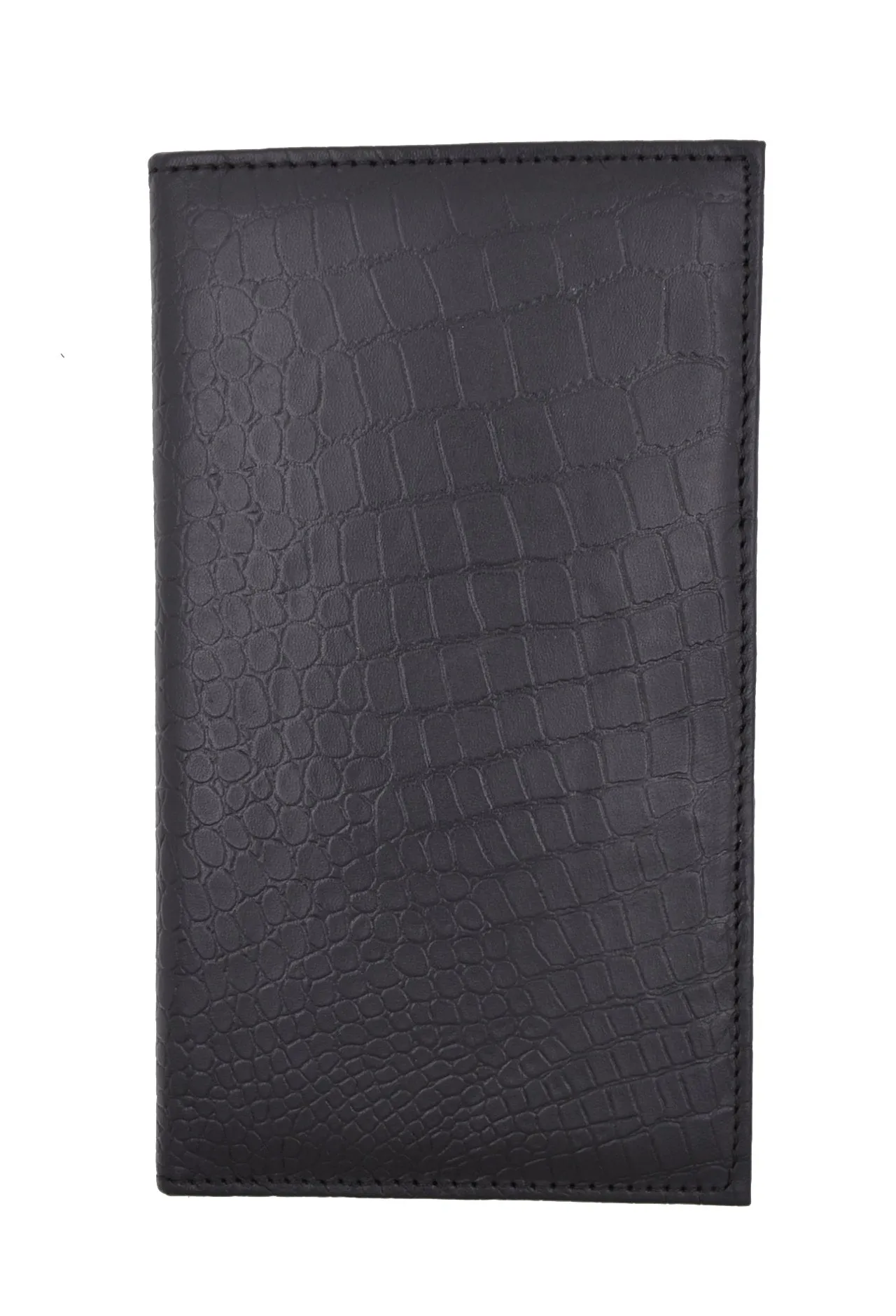 New RFID Blocking Premium Genuine Crocodile Pattern Leather Bifold Credit Card ID Holder RFIDP1529CR