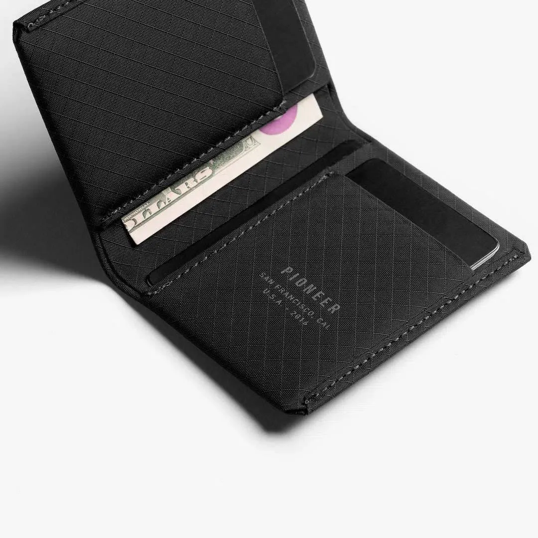 PIONEER Matter Bifold Wallet - Onyx