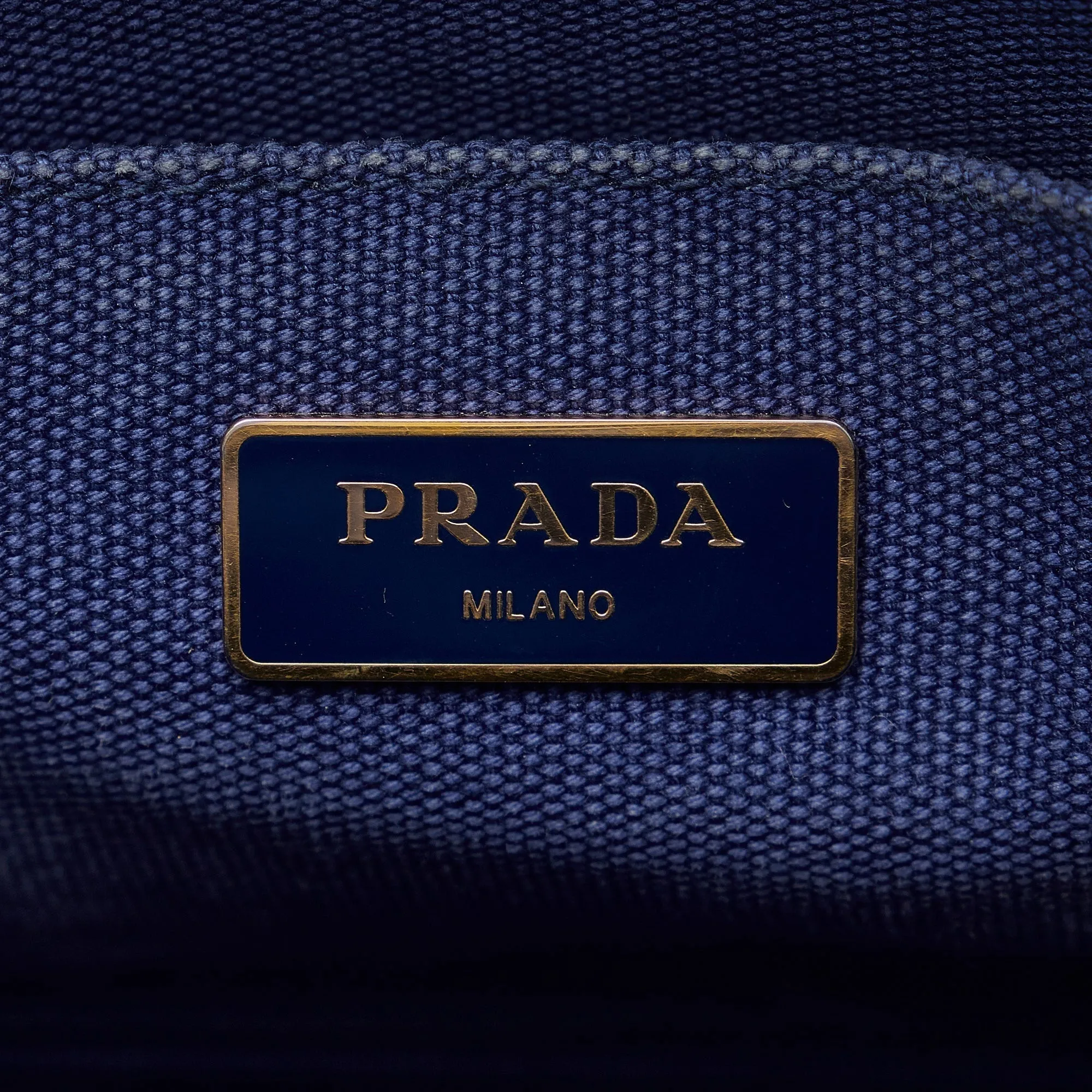 PRADA Canapa Logo Satchel