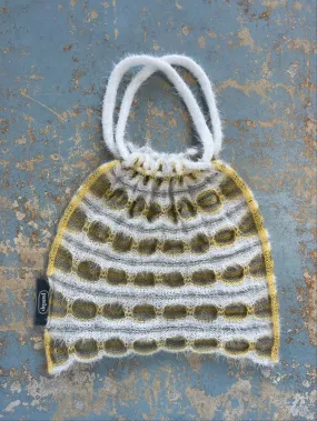 Reversible Knitted Bag Yellow