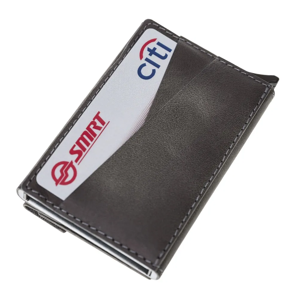 RFID Protected Card Holder Classic Flap Closure Wallet with Card and ID Slots