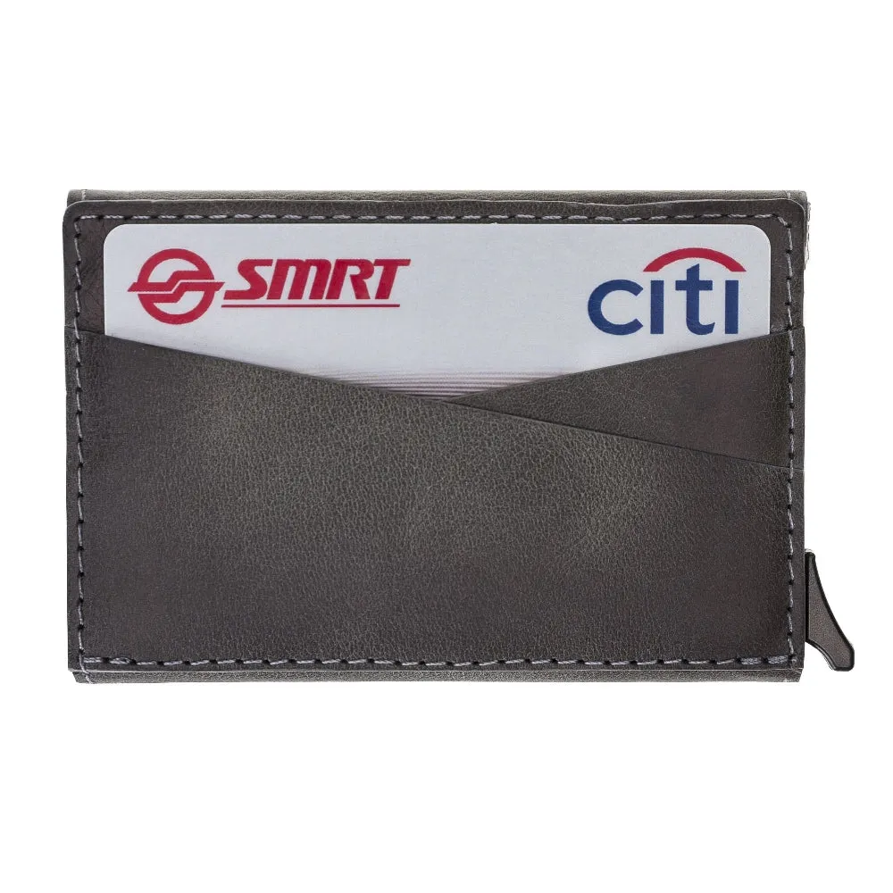 RFID Protected Card Holder Classic Flap Closure Wallet with Card and ID Slots