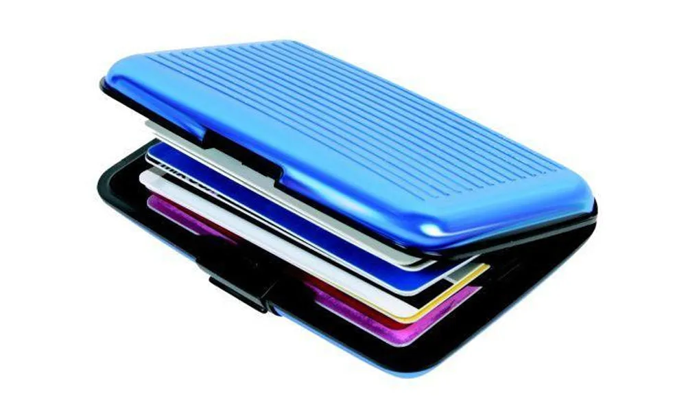 Scan Safe Wallet - Ultimate Protection Against Identity Theft (Blue)