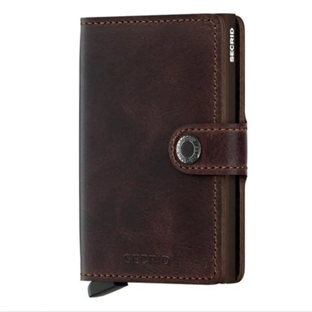 Secrid Miniwallet - Vintage Chocolate Leather