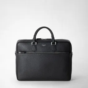 SLIM BRIEFCASE IN CACHEMIRE LEATHER