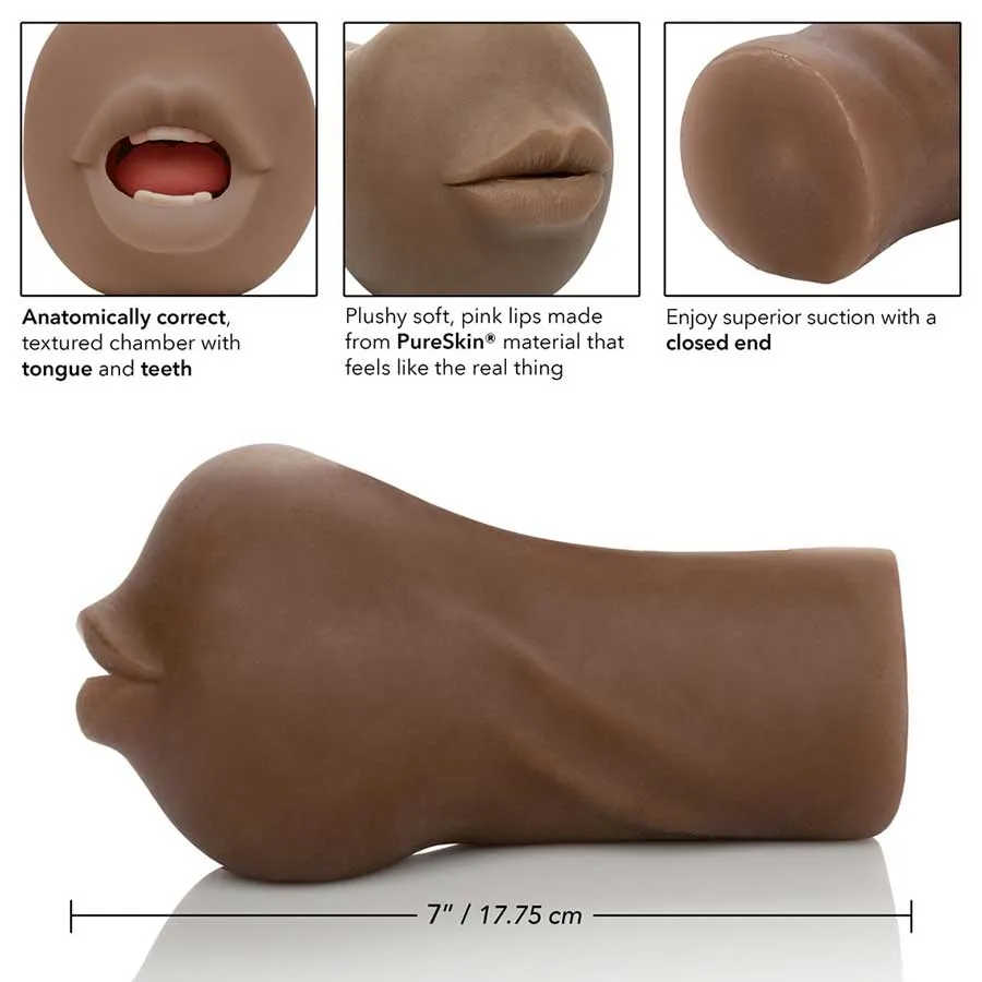 Stroke It Anatomically Correct Mouth Stroker by Calexotics