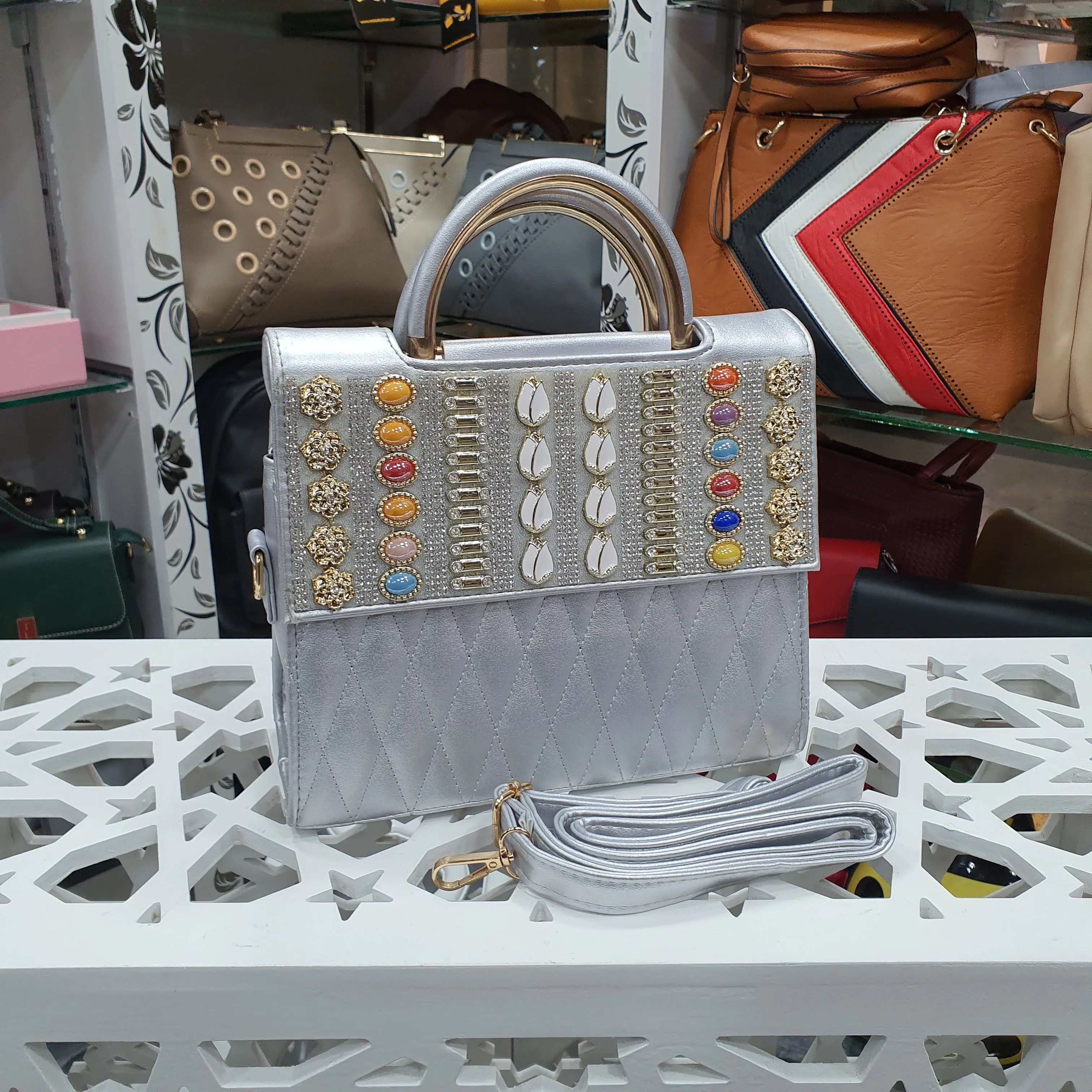 Studs Bags With Handle