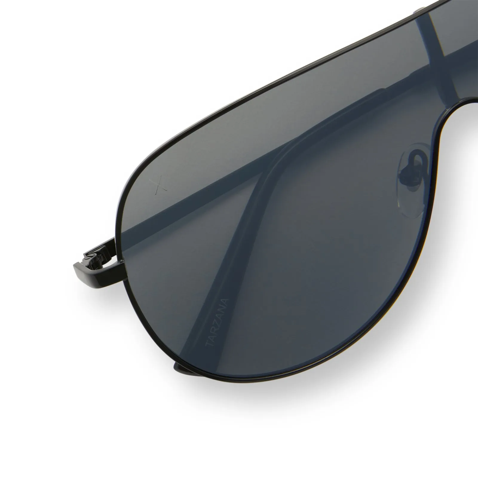 tarzana - black   grey w/silver flash polarized sunglasses