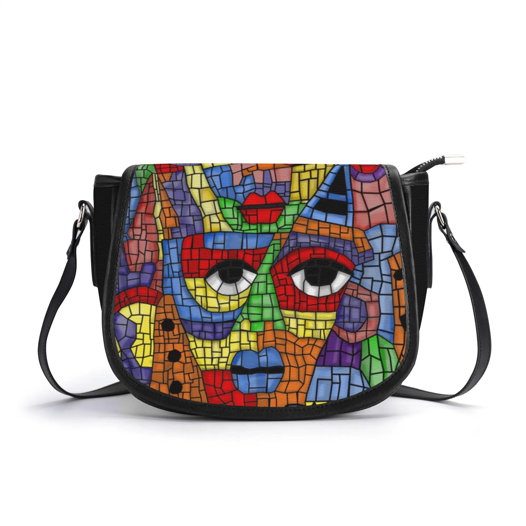 The Pock-It Saddle Handbag - The Picasso