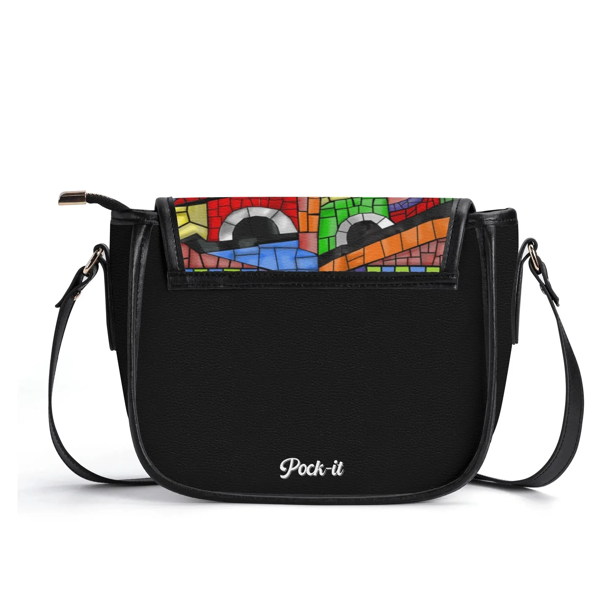 The Pock-It Saddle Handbag - The Picasso