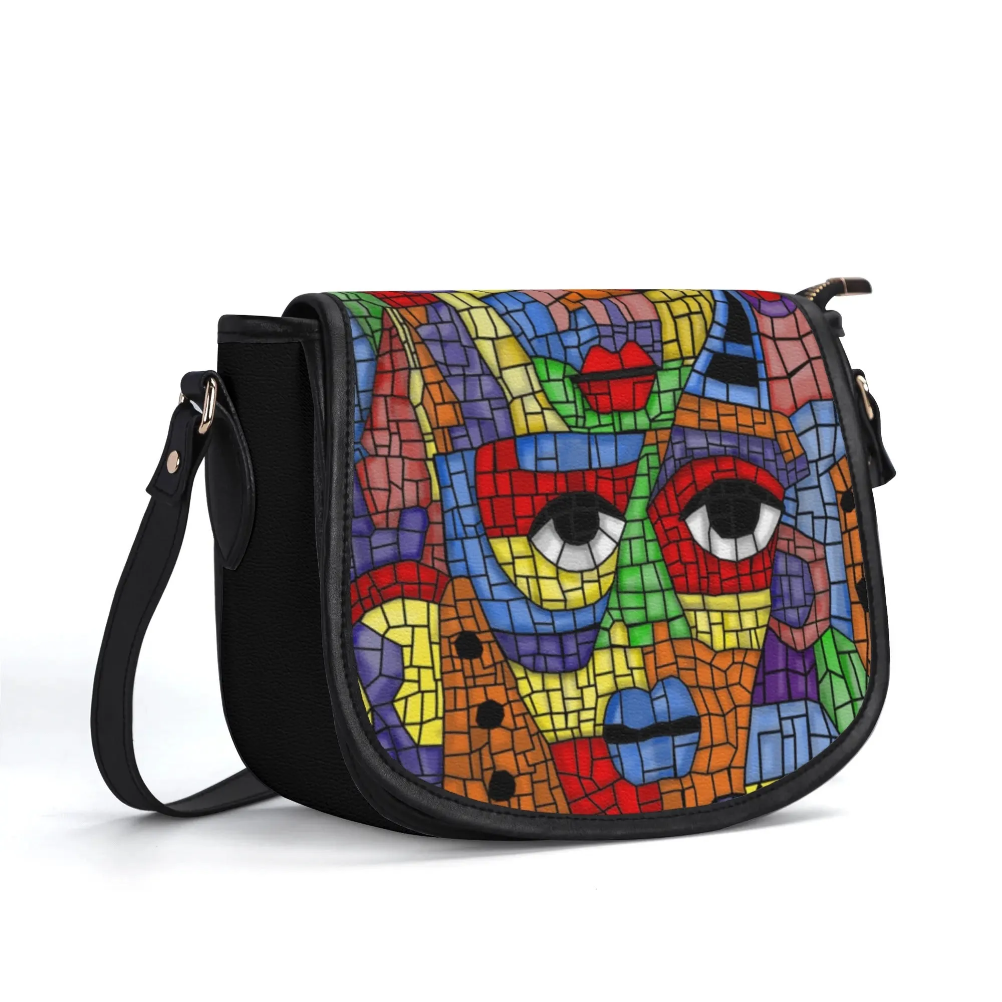 The Pock-It Saddle Handbag - The Picasso