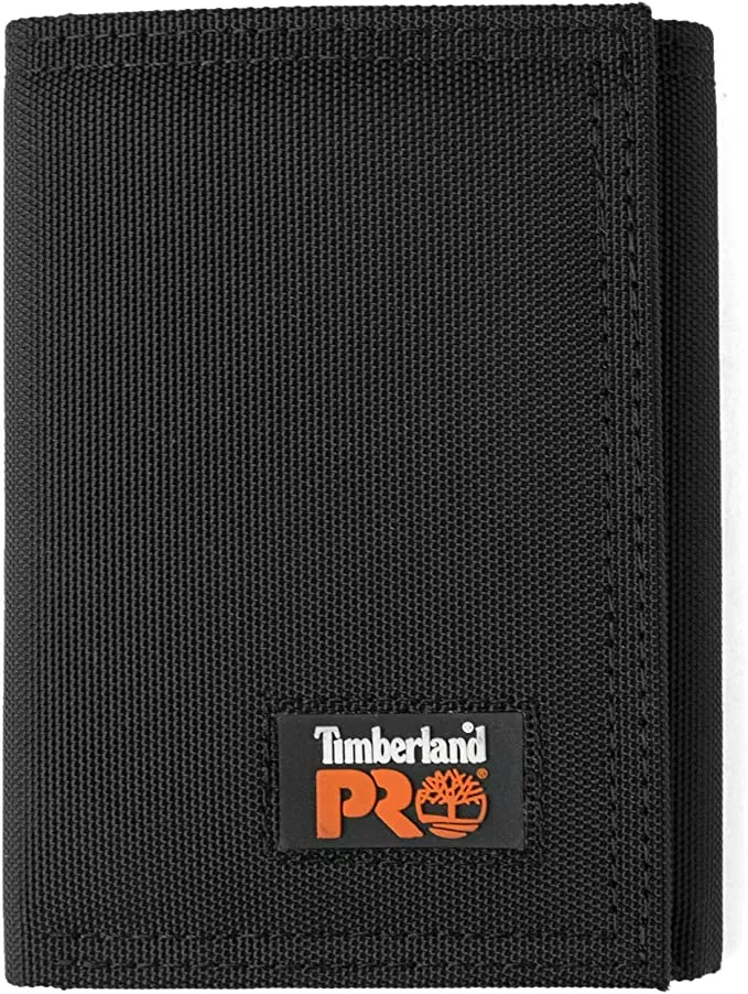 Timberland PRO Men's Cordura Nylon RFID Trifold Wallet