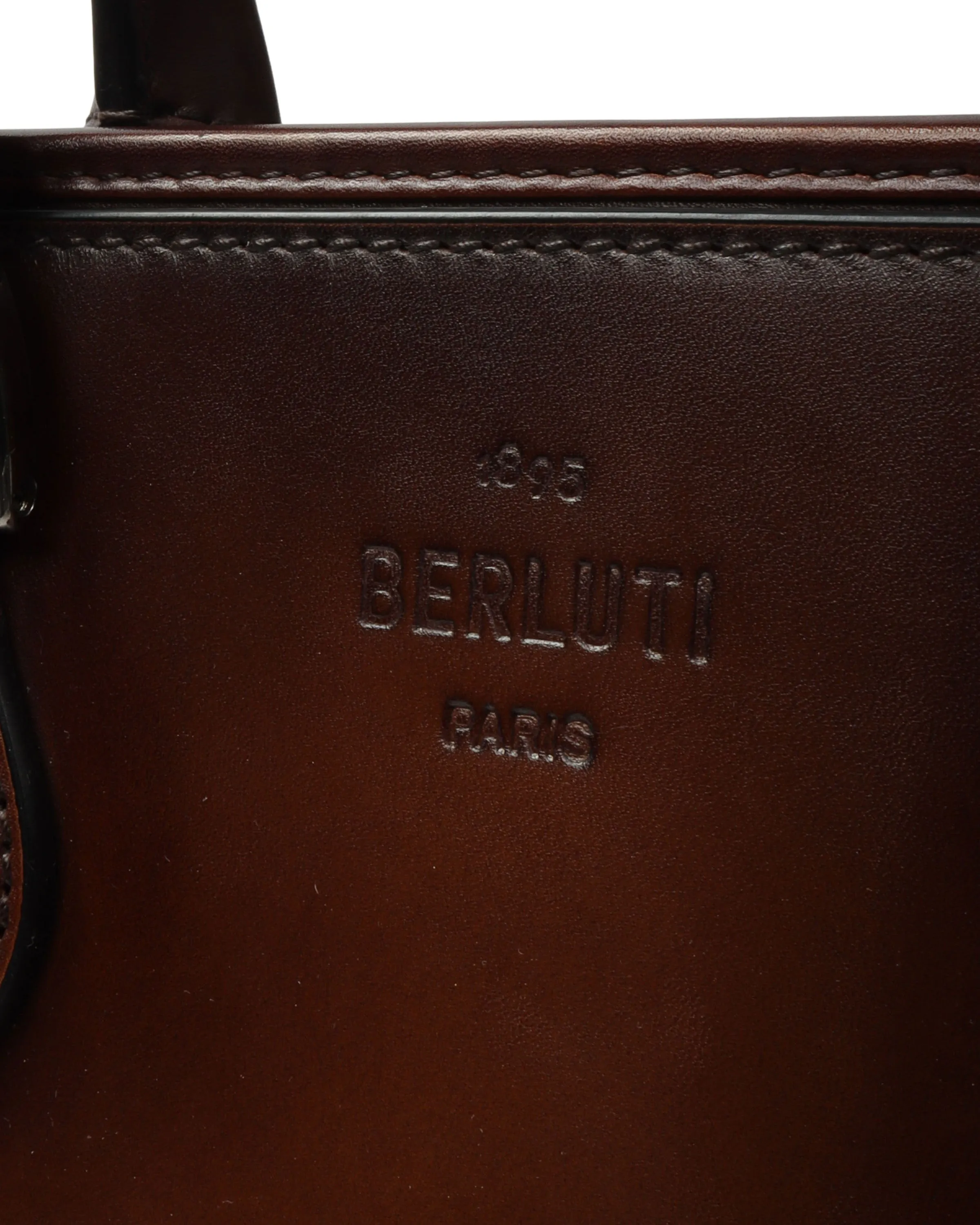 Un Jour Leather Briefcase