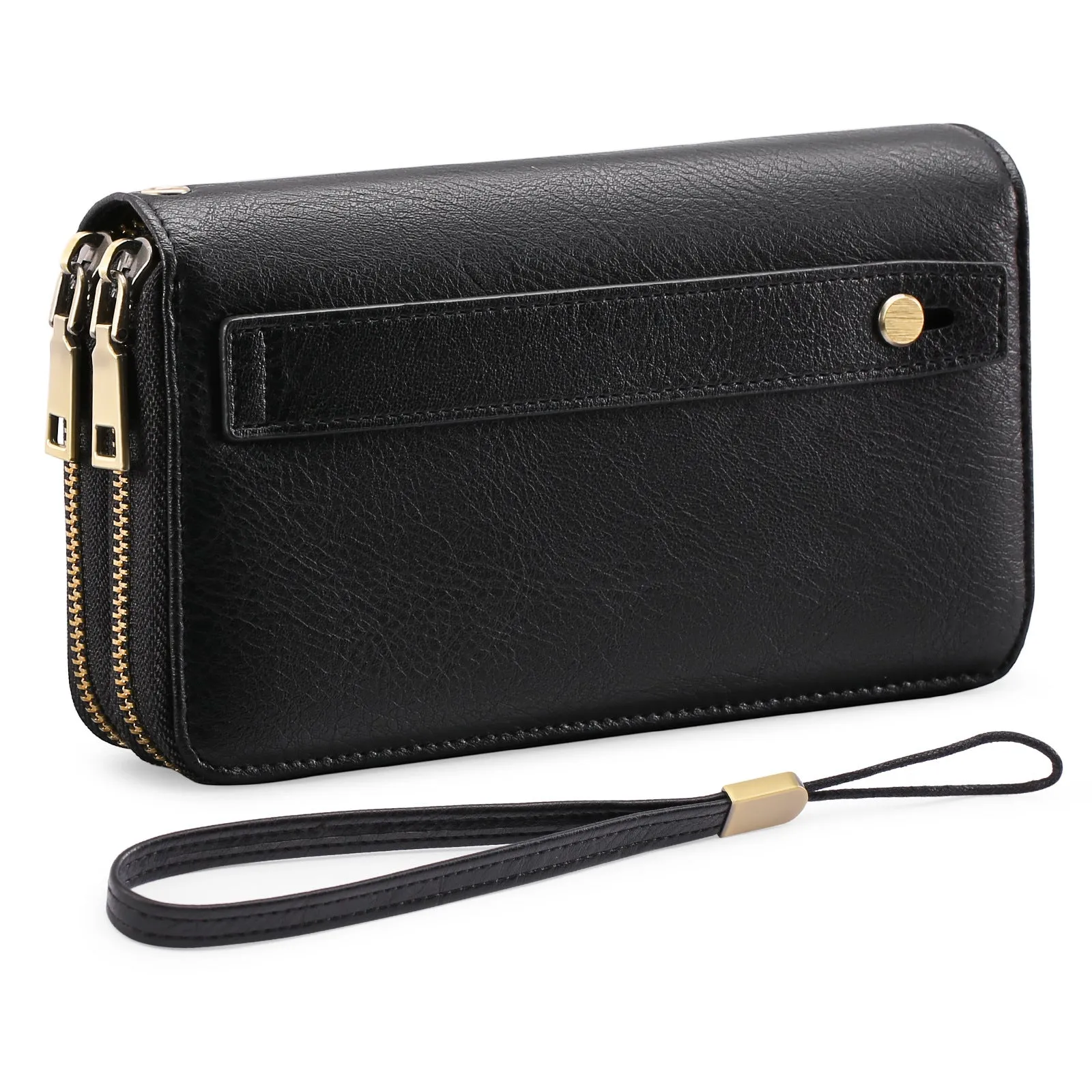 Wallet for Women Vacatime RFID Blocking Leather Wristlet Purse Large Capacity