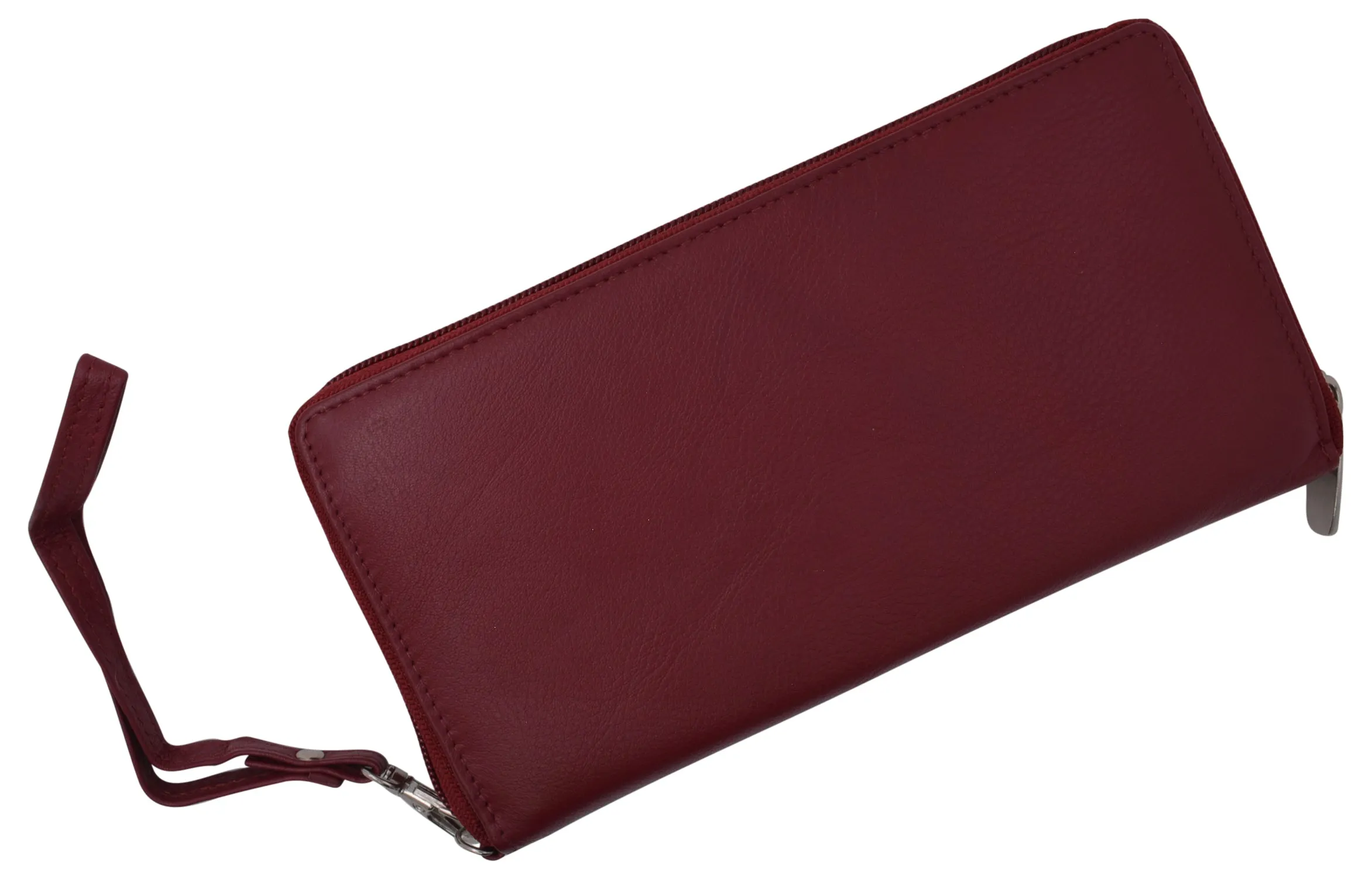 Women's Zip Around Wallet and Phone Clutch - Leather RFID Blocking with Card Holder Organizer